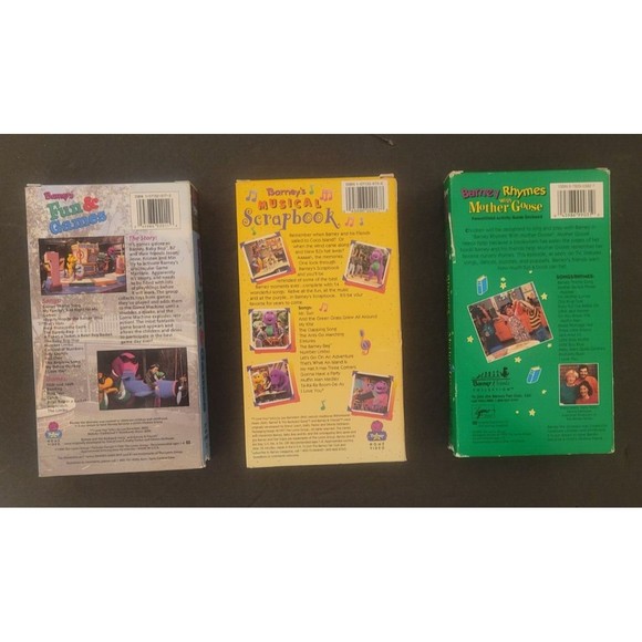 Barney The Purple Dinosaur VHS VCR Lot Of 3 Tapes - Picture 2 of 13